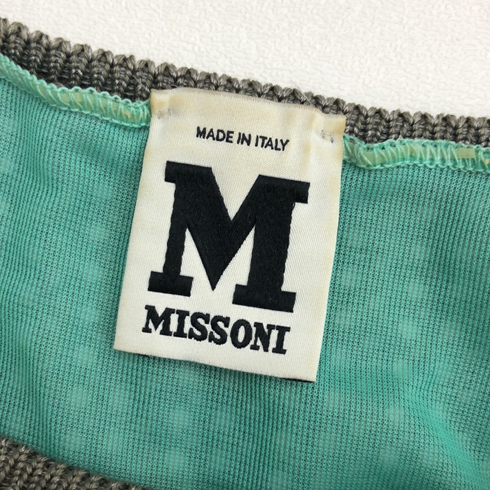 Missoni Multi Color Chevron Stripe Stretch Knit Dress Women’s Euro 38 - Picture 5 of 13